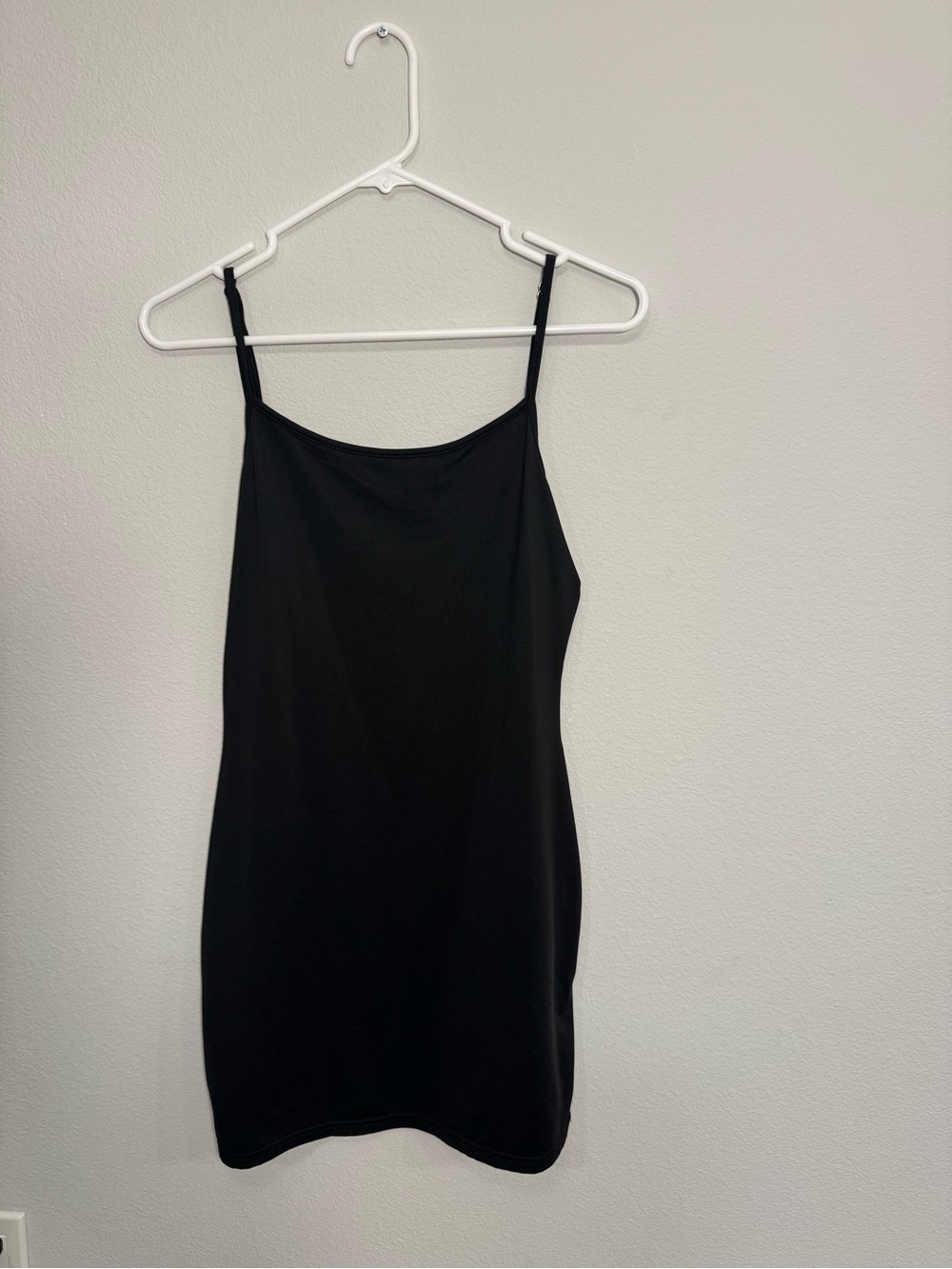 Amazon Black Mini Slip Dress